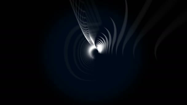 Abstract Tech Geometric Futuristic Modern Tunnel Background Different Projects — Stock Video