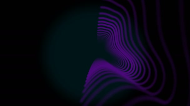 Abstract Tech Geometric Futuristic Modern Tunnel Background Different Projects — Stock Video