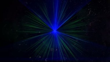 Lazer ışıkları arka planda görünüyor. Aynı üst üste koymak gibi kullanabilirsin..