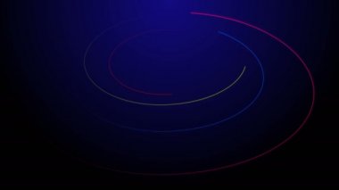 Hi Tech ağ hud daire çizgileri logo veya açılış projeleriniz için spiral.