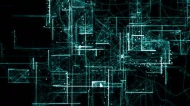 Farklı projeler için ağ iletişimi Hi-Tech internet bağlantı tecnoloji veri ızgarası dijital arkaplan.