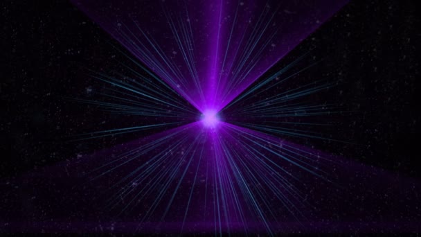 Laserová Světla Tmavém Pozadí Můžete Použít Stejně Jako Překrytí — Stock video