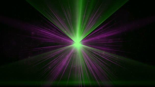 Światła Laserowe Pokazują Się Ciemnym Tle Możesz Użyć Tak Jak — Wideo stockowe