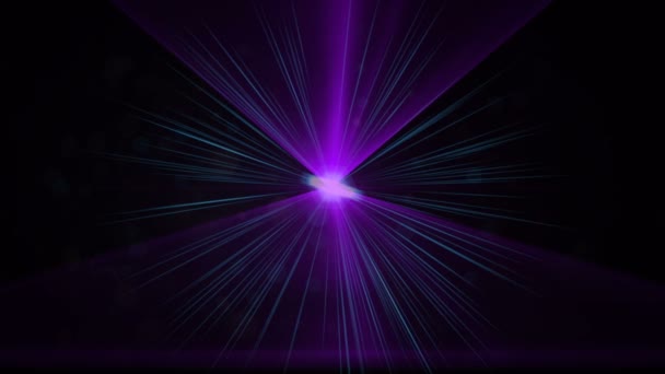 Laserlichter Leuchten Dunklen Hintergrund Sie Können Wie Ein Overlay Verwenden — Stockvideo