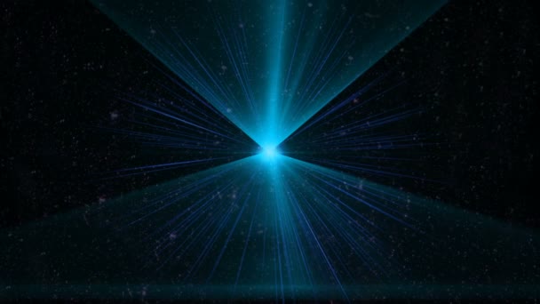 Światła Laserowe Pokazują Się Ciemnym Tle Możesz Użyć Tak Jak — Wideo stockowe