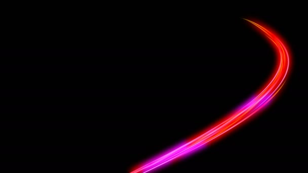 Neon Colorful Lines Design Shape Form Overlay Your Project 디자인 — 비디오