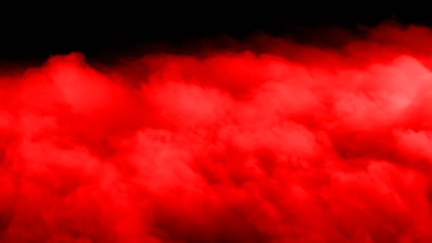 Realistic Dry Ice Smoke Red Blood Clouds Fog Overlay Different — Stockvideo