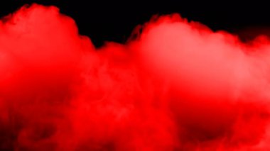 Gerçekçi Kuru Buz Dumanı Kırmızı Kan Bulutları Farklı projeler için Sis Örtüsü vs. 4k 150 fps Kırmızı Epic Dragon yavaş çekim. 