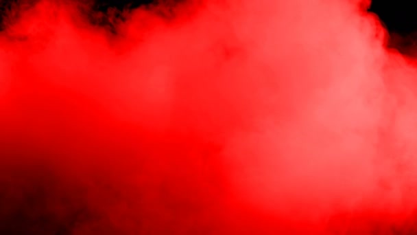 现实的干冰烟雾红血云雾覆盖不同的项目等 4K150Fps红龙慢动作 您可以使用 中的口罩 并获得美丽的效果 — 图库视频影像