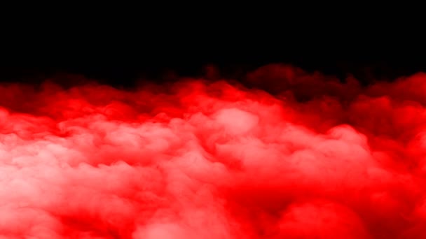 Realistic Dry Ice Smoke Red Blood Clouds Fog Overlay Different — 비디오