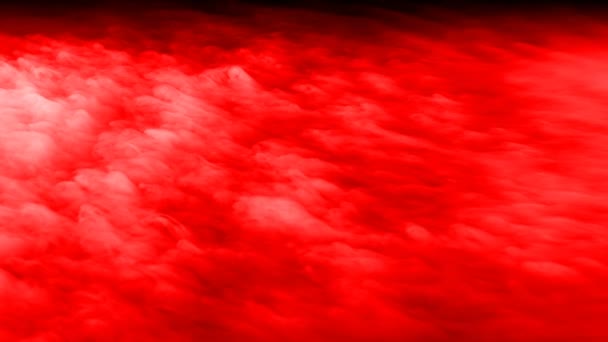 Realistico Dry Ice Smoke Red Blood Clouds Fog Overlay Diversi — Video Stock