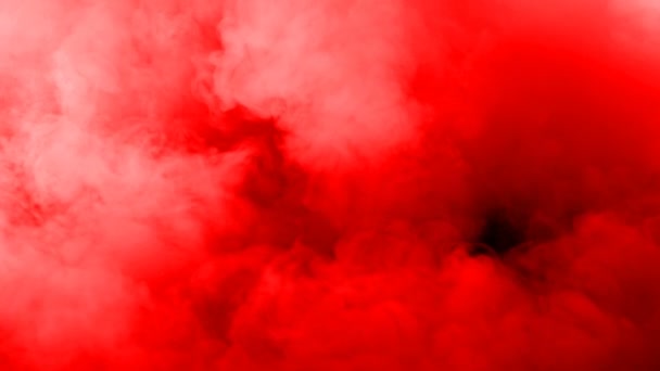 Realistic Dry Ice Smoke Red Blood Clouds Fog Overlay Different — Stok video