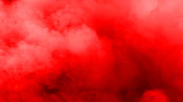 Fumée Glace Sèche Réaliste Nuages Sang Rouge Superposition Brouillard Pour — Video