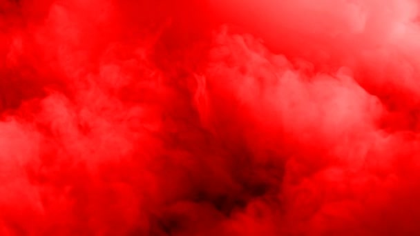 Realistic Dry Ice Smoke Red Blood Clouds Fog Overlay Different — ストック動画