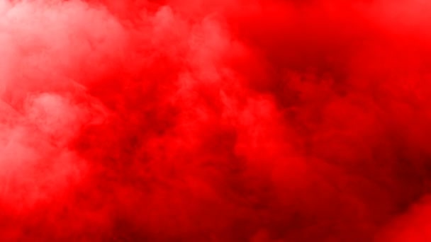 Realistic Dry Ice Smoke Red Blood Clouds Fog Overlay Different — ストック動画