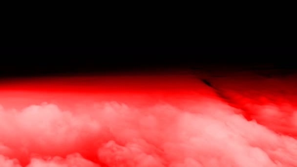 Realistic Dry Ice Smoke Red Blood Clouds Fog Overlay Different — Stockvideo