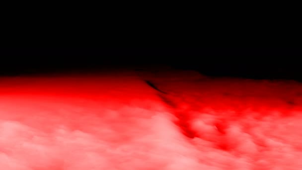 Realistic Dry Ice Smoke Red Blood Clouds Fog Overlay Different — Stockvideo