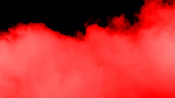 Realistic Dry Ice Smoke Red Blood Clouds Fog Overlay Different — 비디오