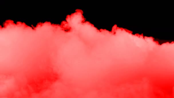 Realistic Dry Ice Smoke Red Blood Clouds Fog Overlay Different — Stockvideo