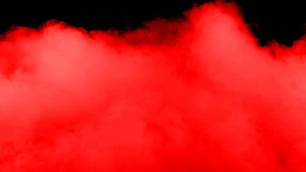 Realistic Dry Ice Smoke Red Blood Clouds Fog Overlay Different — Stockvideo