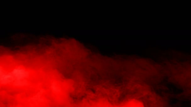 Kabut Kabut Kabut Kabut Merah Asap Realistik Awan Darah Merah — Stok Video