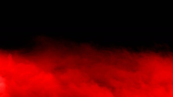 Sangre Abstracta Nubes Rojas Sobre Fondo Negro Oscuro Superposición Para — Vídeos de Stock