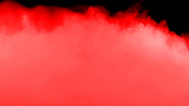 Abstract Blood Red Clouds Black Dark Background Overlay Different Projects — Stockvideo