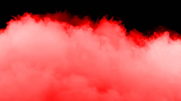 Abstract Blood Red Clouds Black Dark Background Overlay Different Projects — Stockvideo