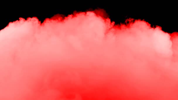 Abstract Blood Red Clouds Black Dark Background Overlay Different Projects — Stockvideo