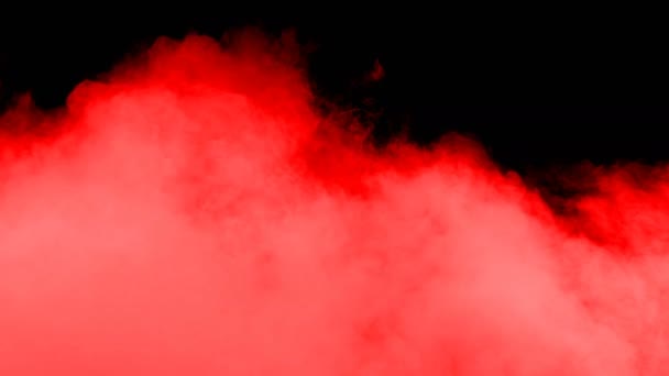 Abstract Blood Red Clouds Black Dark Background Επικάλυψη Για Διάφορα — Αρχείο Βίντεο