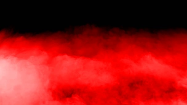 Red Armageddon Epic Blood Cinematic Scene Fantasy Приближается Энергии Камеры — стоковое видео
