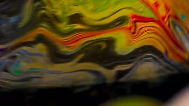 Різнокольорові Багатокольорові Світлові Витоки Накладають Кадри Світлі Веселкові Кольори Відображають — стокове відео