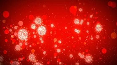 Coronavirus Covid-19 enfekte virüs 2019-ncov pnömoni kanında. Tıbbi Virüs gerçekçi model .2 Coronavirus duvar kağıdı. Mikroorganizmalar, Patojen bakterileri. Parçacıklar.