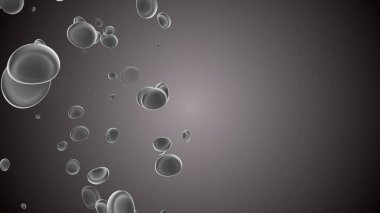 Coronavirus, Covid-19 Aşıları. Coronavirus aşısı çizimi. Dezenfeksiyon kabarcıkları jel.