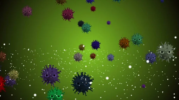 コロナウイルス Covid 19ワクチン コロナウイルスワクチンのイラスト 消毒泡ジェル — ストック写真