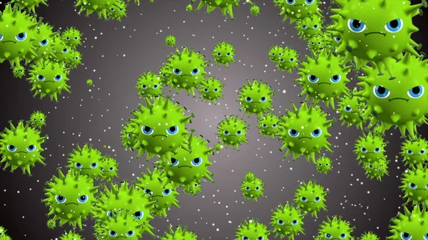 Coronavirus Vaccins Covid Illustration Vaccin Contre Coronavirus Gel Bulles Désinfection — Photo