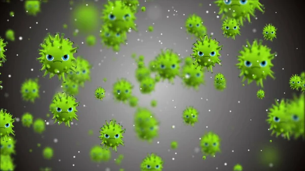 Koronavirus Vakcíny Covid Ilustrace Koronavirové Vakcíny Dezinfekce Bubbles Gel — Stock fotografie