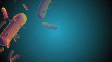 Coronavirus Covid-19 virüsü 2019-ncov pnömoni virüsünün kan örneğidir. Tıbbi Virüs gerçekçi modelleri. Coronavirus duvar kağıdı. Mikroorganizmalar, Patojenler bakterisi.