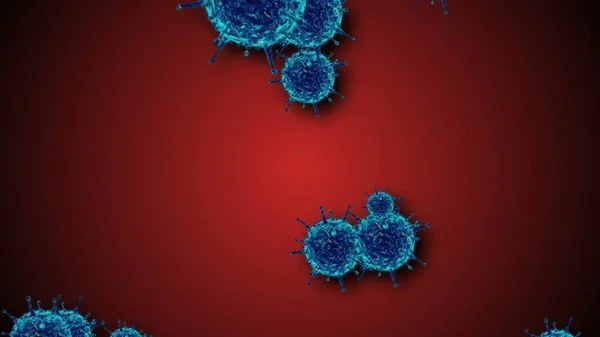 Εικονογράφηση Του Coronavirus Covid Για Τον Μολυσμένο 2019 Ncov Πνευμονία — Φωτογραφία Αρχείου