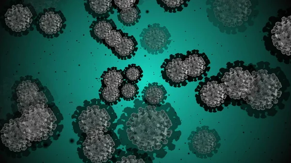 Εικονογράφηση Του Coronavirus Covid Για Τον Μολυσμένο 2019 Ncov Πνευμονία — Φωτογραφία Αρχείου