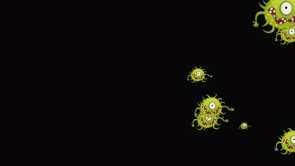 Coronavirus Covid Ilustracja Zakażonego Wirusa 2019 Ncov Zapalenie Płuc Krwi — Zdjęcie stockowe
