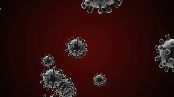 Coronavirus Covid Ilustración Neumonía Infectada Por Virus 2019 Ncov Sangre —  Fotos de Stock