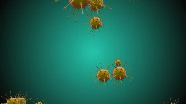 Coronavirus Covid Virus Infetto 2019 Ncov Polmonite Nel Sangue Modello — Foto Stock