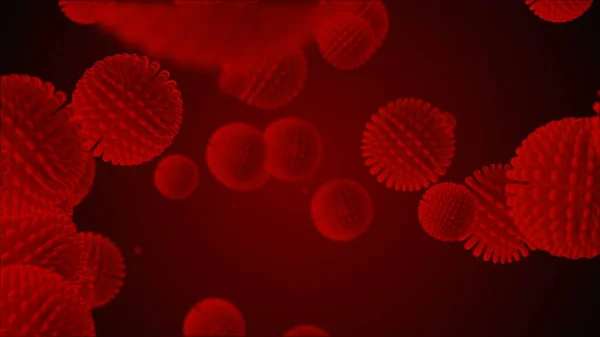 Coronavirus Covid Illustration Infekterat Virus 2019 Ncov Pneumoni Blodet Medicinska — Stockfoto