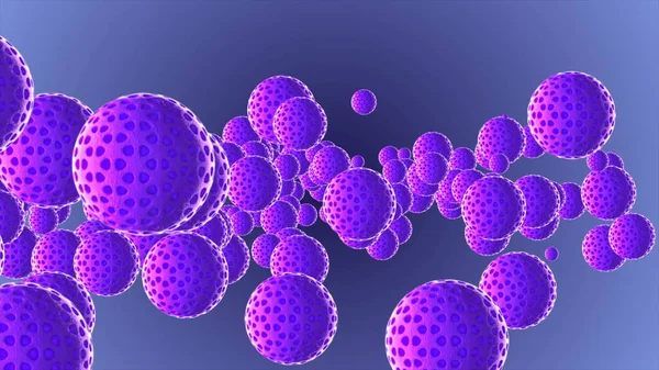 Coronavirus Covid-19 virüsü 2019-ncov pnömoni virüsünün kan örneğidir. Tıbbi Virüs gerçekçi modelleri. Coronavirus duvar kağıdı. Mikroorganizmalar, Patojenler bakterisi.