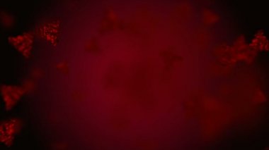 Coronavirus Hücreleri illüstrasyon arka planı. Coronavirus Covid-19 enfekte virüs 2019-ncov pnömoni kanında. Tıbbi Virüs gerçekçi bir model. Coronavirus duvar kağıdı. Mikroorganizmalar, Patojenler bakterisi.