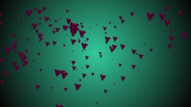 Coronavirus Hücreleri illüstrasyon arka planı. Coronavirus Covid-19 enfekte virüs 2019-ncov pnömoni kanında. Tıbbi Virüs gerçekçi bir model. Coronavirus duvar kağıdı. Mikroorganizmalar, Patojenler bakterisi.