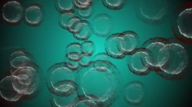 Coronavirus, Covid-19 Aşıları. Coronavirus aşısı arka plan görüntüleri. Dezenfekte köpükleri jel. Kovid 19 aşı haplarından oluşan yüzen hücreler insan organizmasında. Siyah arkaplanda Coronavirus hücresi.