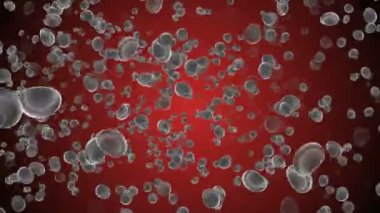 Coronavirus, Covid-19 Aşıları. Coronavirus aşısı çizimi. Dezenfeksiyon kabarcıkları jel.
