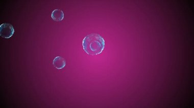 Coronavirus, Covid-19 Aşıları. Coronavirus aşısı arka plan görüntüleri. Dezenfekte köpükleri jel. Kovid 19 aşı haplarından oluşan yüzen hücreler insan organizmasında. Siyah arkaplanda Coronavirus hücresi.